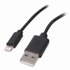 Кабель USB 2.0-Lightning, 1 м, SONNEN, медь, для передачи данных и зарядки iPhone/iPad, 513116 - фото 2676109