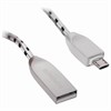Кабель USB 2.0-micro USB, 1 м, SONNEN Premium, медь, передача данных и быстрая зарядка, 513125 - фото 2676171