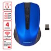 Мышь беспроводная SONNEN V99, USB, 1000/1200/1600 dpi, 4 кнопки, оптическая, синяя, 513530 - фото 2676173