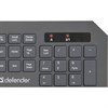 Набор беспроводной DEFENDER Berkeley C-925, клавиатура, мышь 5 кнопок + 1 колесо-кнопка, черный, 45925 - фото 2676182