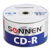 Диски CD-R SONNEN 700 Mb 52x Bulk (термоусадка без шпиля), КОМПЛЕКТ 50 шт., 512571 - фото 2676210