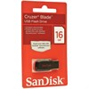 Флеш-диск 16 GB, SANDISK Cruzer Blade, USB 2.0, черный, SDCZ50-016G-B35 - фото 2676271