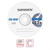 Диск CD-RW SONNEN, 700 Mb, 4-12x, Slim Case (1 штука), 512579 - фото 2676328