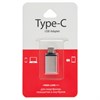 Переходник USB-TypeC RED LINE, F-M, для подключения портативных устройств, OTG, серый, УТ000012622 - фото 2676340