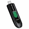 Флеш-диск 256GB TRANSCEND JetFlash 790C, разъем USB Type-С, черный/зеленый, TS256GJF790C - фото 2676447