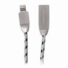Кабель USB 2.0-Lightning, 1 м, SONNEN Premium, медь, для iPhone/iPad, передача данных и зарядка, 513126 - фото 2676487