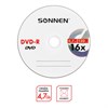 Диск DVD-R SONNEN, 4,7 Gb, 16x, бумажный конверт (1 штука), 512576 - фото 2676607