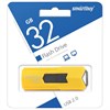 Флеш-диск 32 GB SMARTBUY Stream USB 2.0, желтый, SB32GBST-Y - фото 2676617