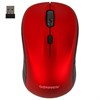 Мышь беспроводная SONNEN V-111, USB, 800/1200/1600 dpi, 4 кнопки, оптическая, красная, 513520 - фото 2676725
