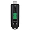 Флеш-диск 128GB TRANSCEND JetFlash 790C, разъем USB Type-С, черный/зеленый, TS128GJF790C - фото 2676813