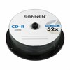 Диски CD-R SONNEN, 700 Mb, 52x, Cake Box (упаковка на шпиле) КОМПЛЕКТ 25 шт., 513531 - фото 2676870