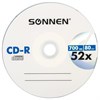 Диск CD-R SONNEN, 700 Mb, 52x, бумажный конверт (1 штука), 512573 - фото 2676887