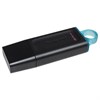 Флеш-диск 64GB KINGSTON DataTraveler Exodia, разъем USB 3.2, черный/бирюзовый, DTX/64GB - фото 2676928