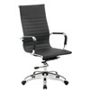 Кресло офисное BRABIX "Energy EX-509", экокожа, хром, черное, 530862 - фото 2677501