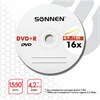 Диски DVD+R SONNEN, 4,7 Gb, 16x, Cake Box (упаковка на шпиле), КОМПЛЕКТ 25 шт., 513532 - фото 2677565