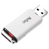 Флеш-диск 128GB NETAC U185, USB 2.0, белый, NT03U185N-128G-20WH - фото 2677569