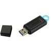 Флеш-диск 64GB KINGSTON DataTraveler Exodia, разъем USB 3.2, черный/бирюзовый, DTX/64GB - фото 2677733