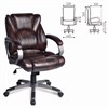 Кресло офисное BRABIX "Eldorado EX-504", экокожа, коричневое, 530875 - фото 2677913