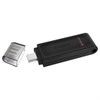 Флеш-диск 64GB KINGSTON DataTraveler 70, разъем Type-C 3.2, черный, DT70/64GB - фото 2678022