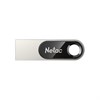 Флеш-диск 64 GB NETAC U278, USB 2.0, металлический корпус, серебристый/черный, NT03U278N-064G-20PN - фото 2678063
