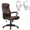 Кресло офисное BRABIX "Enter EX-511", экокожа, коричневое, 531163 - фото 2678295