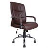 Кресло офисное BRABIX "Space EX-508", экокожа, хром, коричневое, 531164 - фото 2678306