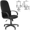 Кресло офисное СН 279, высокая спинка, с подлокотниками, черное, 1138105 - фото 2678453