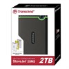 Внешний жесткий диск TRANSCEND StoreJet 25M3S 2TB, 2.5", USB 3.1, серый, TS2TSJ25M3S - фото 2678602