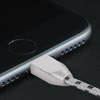 Кабель USB 2.0-Lightning, 1 м, SONNEN Premium, медь, для iPhone/iPad, передача данных и зарядка, 513126 - фото 2678699