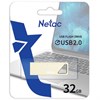 Флеш-диск 32GB NETAC U326, USB 2.0, металлический корпус, серебристый, NT03U326N-032G-20PN - фото 2678864