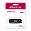 Флеш-диск 256GB TRANSCEND JetFlash 790C, разъем USB Type-С, черный/зеленый, TS256GJF790C - фото 2678969