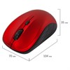 Мышь беспроводная SONNEN V-111, USB, 800/1200/1600 dpi, 4 кнопки, оптическая, красная, 513520 - фото 2679087