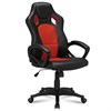 Кресло компьютерное BRABIX "Rider EX-544", экокожа черная/ткань красная, 531583 - фото 2679105