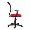 Кресло BRABIX "Spring MG-307", с подлокотниками, комбинированное красное/черное TW, 531405 - фото 2679415