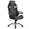 Кресло компьютерное BRABIX "Techno GM-002", ткань, черное/серое, вставки белые, 531815 - фото 2679421