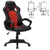 Кресло компьютерное BRABIX "Rider EX-544", экокожа черная/ткань красная, 531583 - фото 2679546