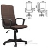 Кресло офисное BRABIX "Focus EX-518", ткань, коричневое, 531577 - фото 2679738
