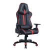 Кресло компьютерное BRABIX "GT Carbon GM-120", две подушки, экокожа, черное/красное, 531931 - фото 2679756