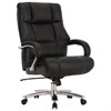 Кресло офисное BRABIX PREMIUM "Bomer HD-007", НАГРУЗКА до 250 кг, рециклированная кожа, хром, черное, 531939 - фото 2679793