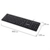Клавиатура проводная SONNEN KB-8280, USB, 104 плоские клавиши, черная, 513510 - фото 2679799