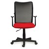 Кресло BRABIX "Spring MG-307", с подлокотниками, комбинированное красное/черное TW, 531405 - фото 2679880