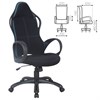 Кресло офисное BRABIX PREMIUM "Force EX-516", ткань, черное/вставки синие, 531572 - фото 2679886