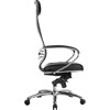 Кресло офисное МЕТТА "SAMURAI" SL-1.04, сверхпрочная ткань-сетка/экокожа, черное - фото 2679887
