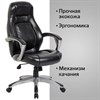 Кресло офисное BRABIX PREMIUM "Turbo EX-569", экокожа, спортивный дизайн, черное, 531014 - фото 2679967
