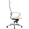Кресло офисное МЕТТА "SAMURAI" SL-1.04, сверхпрочная ткань-сетка/экокожа, бежевое - фото 2680053