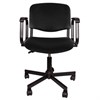 Кресло КР08, с подлокотниками, кожзаменитель, черное, КР01.00.08-201- - фото 2680055