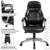 Кресло офисное BRABIX PREMIUM "Turbo EX-569", экокожа, спортивный дизайн, черное, 531014 - фото 2680218