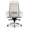 Кресло офисное МЕТТА "SAMURAI" S-1.04, сверхпрочная ткань-сетка, бежевое - фото 2680224