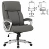 Кресло офисное BRABIX PREMIUM "Level EX-527", пружинный блок, рециклированная кожа, серое, 531937 - фото 2680268