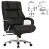 Кресло офисное BRABIX PREMIUM "Bomer HD-007", НАГРУЗКА до 250 кг, рециклированная кожа, хром, черное, 531939 - фото 2680292